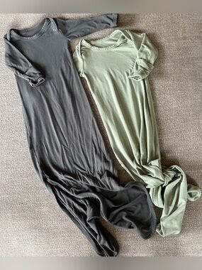 BABY NOAH Super Soft 100% Modal Sleepers with hand covers EUC Newborn to 3 mos